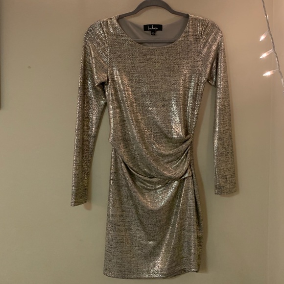 Lulus Gold Dress - Picture 4 of 7